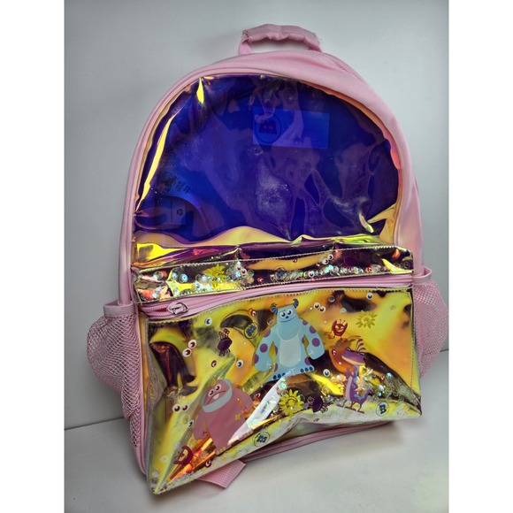 Monsters Inc Pink Girls Full size‎ Backpack School Bag Clean. Disney (1 missing) main image 5
